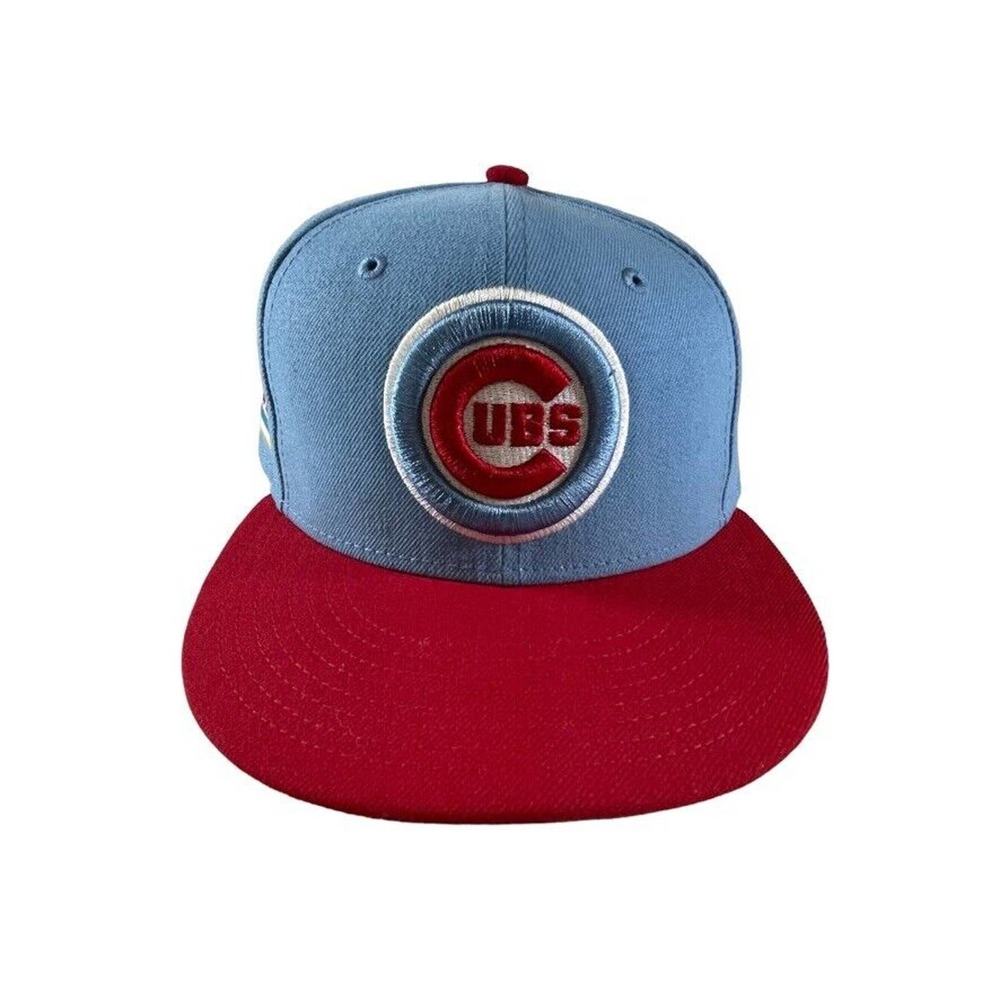 Chicago Cubs MLB New Era Chicago City Flag fitted baseball hat cap 6 7/8